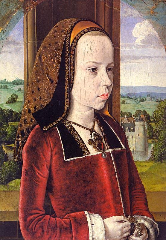 Jean Hey Portrait of Margaret of Austria oil painting image